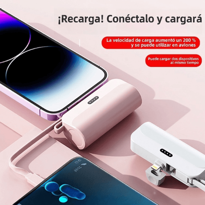 POWER BANK 2 EN 1 - SIEMPRE CONECTADO